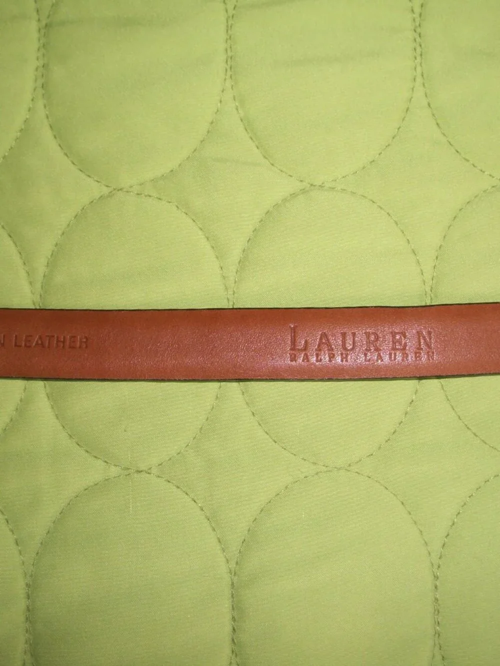 Ralph Lauren Black Leather Belt Size XL